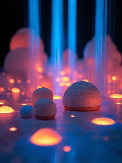 Multimediale Kunstinstallation mit Keramik