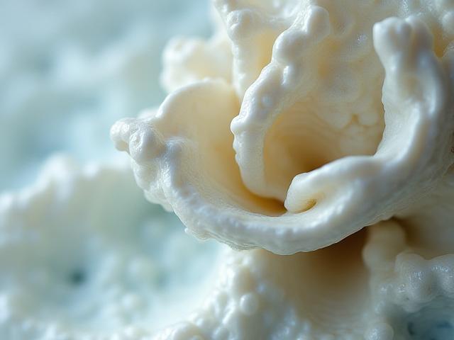 Detailaufnahme einer filigranen Keramikskulptur